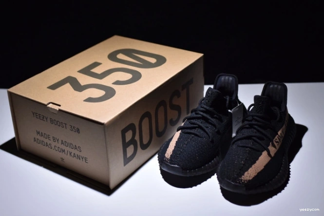 Yeezy Copper Boost Adidas V2 350 BY1605 Black 0805